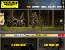 Tablet Screenshot of frankmayskidoo.com